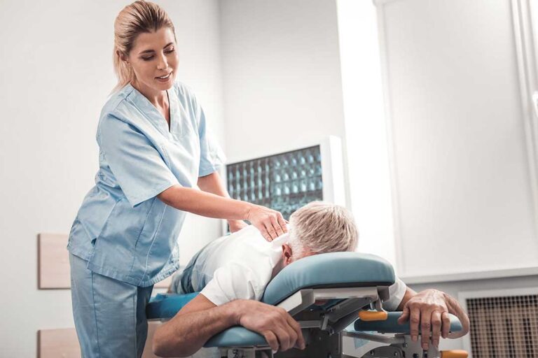 Chiropractic photo from Adobe Stock